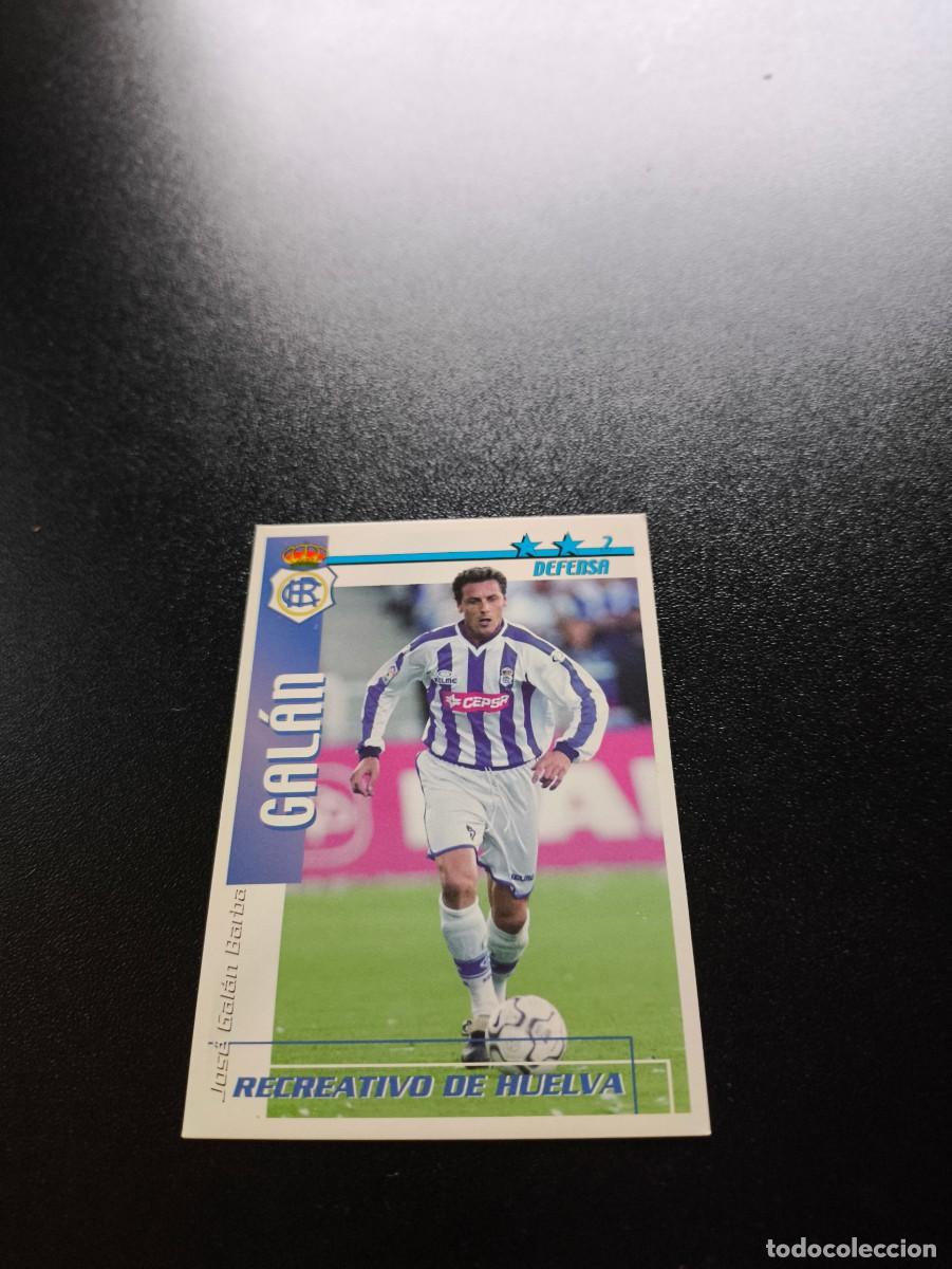 Figurine di Calcio: Gal&aacute;n RECREATIVO DE HUELVA FUTBOL MATCH TOTAL LIGA 2002 2003 02 03 NO PANINI ESTE ADRENALYN