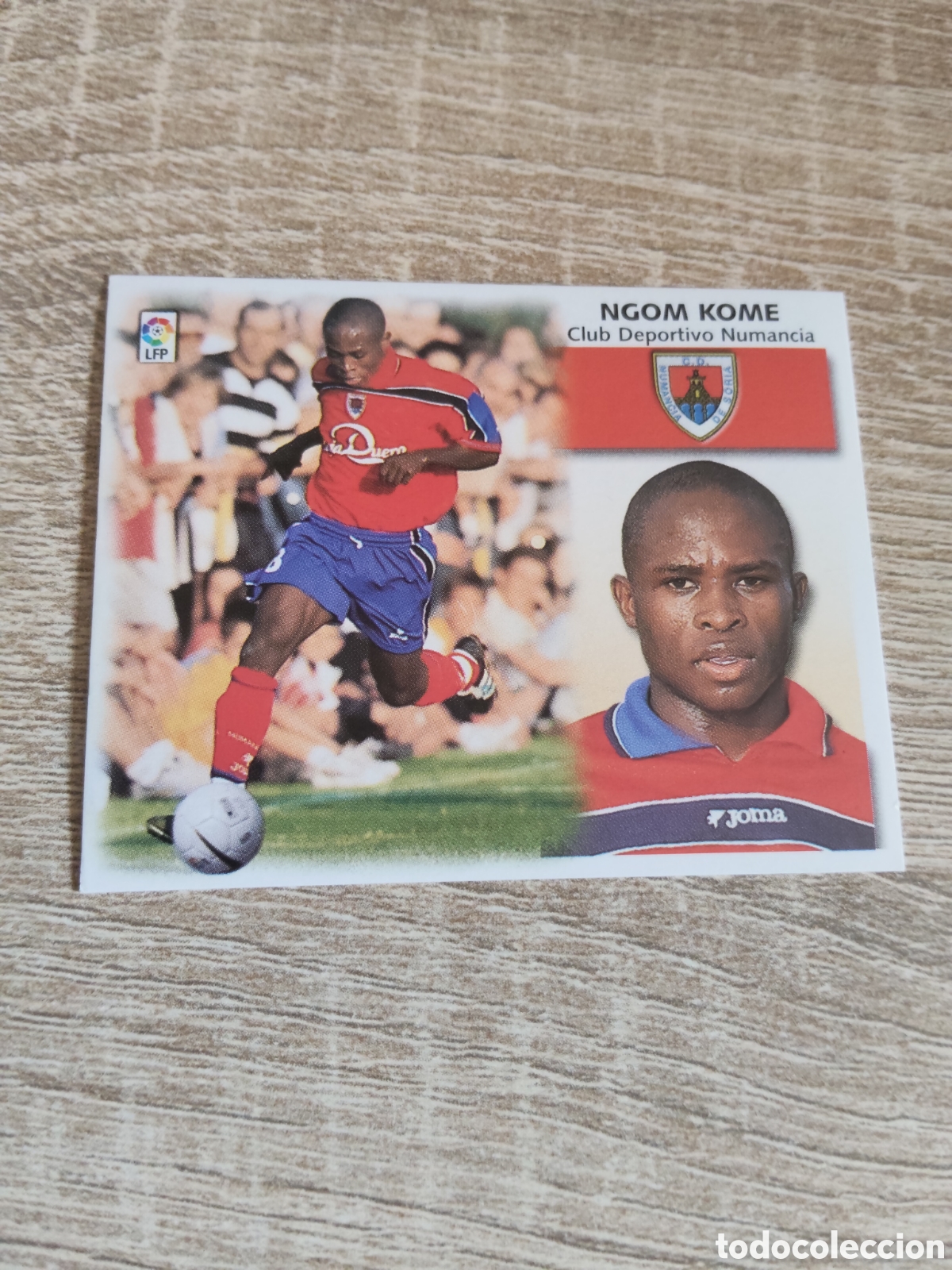 Figurine di Calcio: Ngom Kome fichaje 4 bis Numancia liga 1999 2000 99 00 ediciones este nuevo