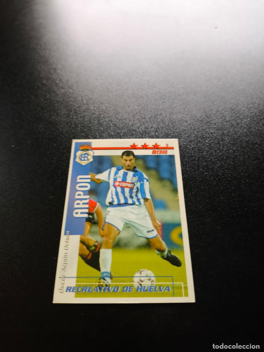 Figurine di Calcio: Arp&oacute;n RECREATIVO DE HUELVA FUTBOL MATCH TOTAL LIGA 2002 2003 02 03 NO PANINI ESTE ADRENALYN