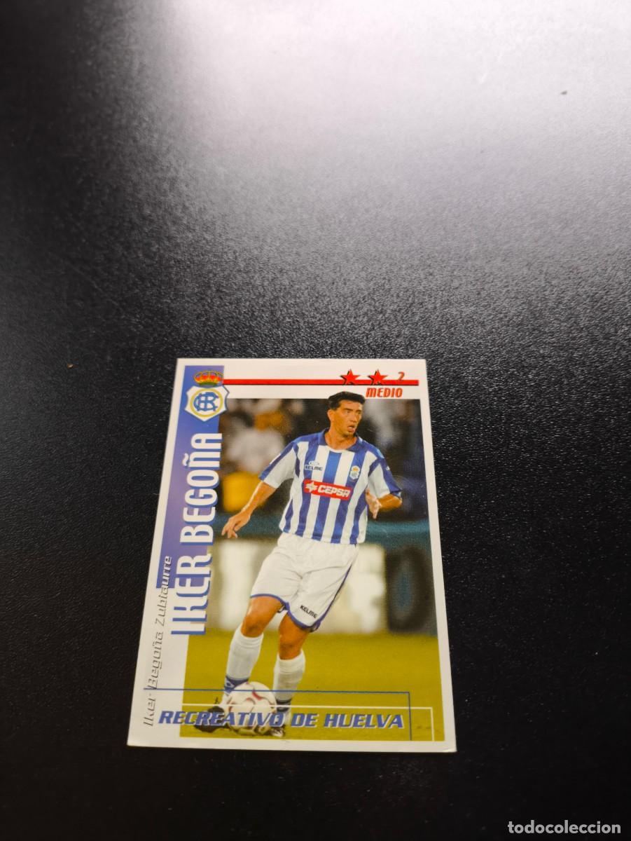 Figurine di Calcio: Iker Bego&ntilde;a RECREATIVO DE HUELVA FUTBOL MATCH TOTAL LIGA 2002 2003 02 03 NO PANINI ESTE ADRENALYN