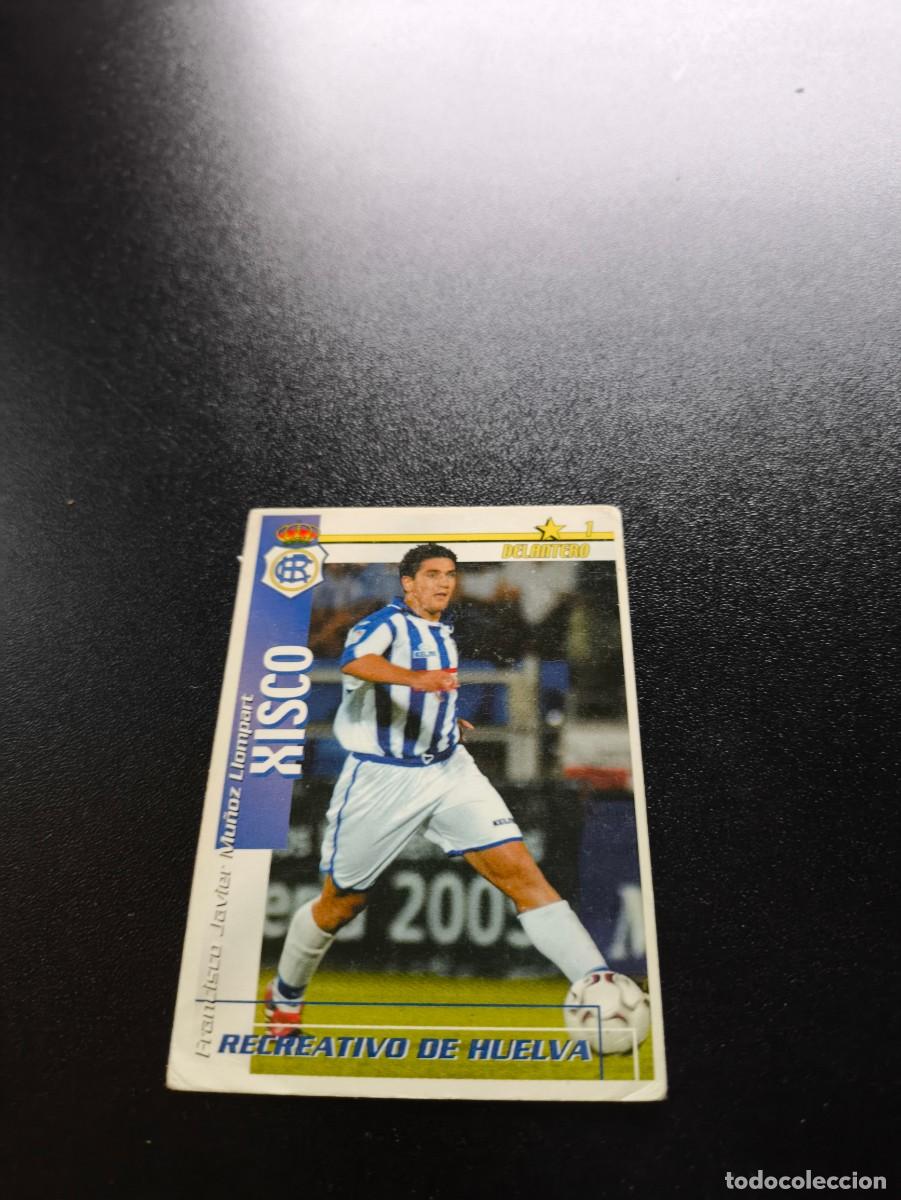 Cromos de f&uacute;tbol: Xisco RECREATIVO DE HUELVA FUTBOL MATCH TOTAL LIGA 2002 2003 02 03 NO PANINI ESTE ADRENALYN