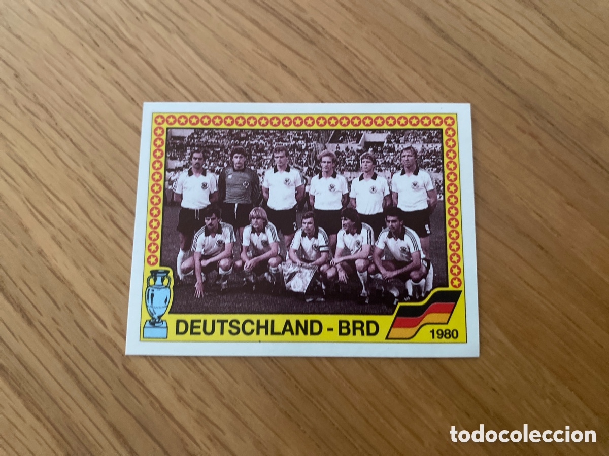 Cromos de f&uacute;tbol: Cromo panini euro 88 Alemania n&uacute;mero 16 Deutschland 1980 - Sticker album eurocup 1988 Germany