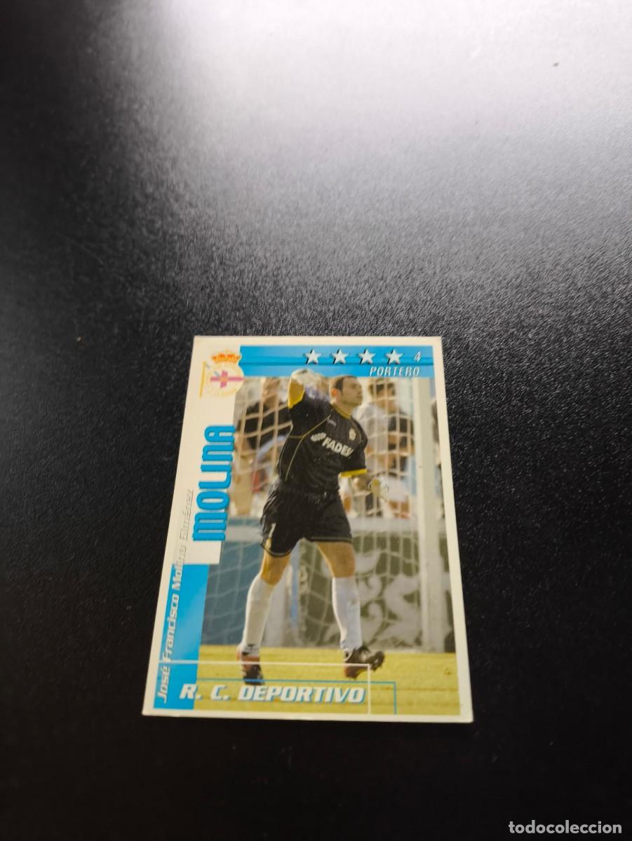 Cromos de f&uacute;tbol: Molina DEPORTIVO DE LA CORU&Ntilde;A FUTBOL MATCH TOTAL LIGA 2002 2003 02 03 NO PANINI ESTE ADRENALYN
