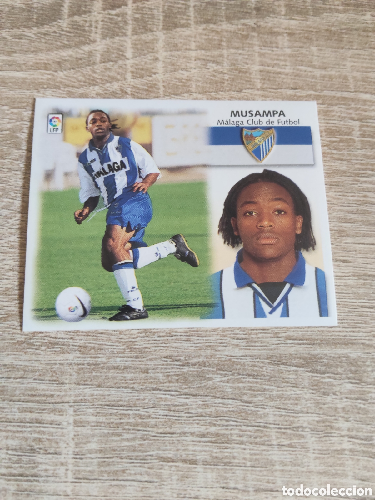 Cromos de f&uacute;tbol: Musampa fichaje 6 M&aacute;laga liga 1999 2000 99 00 ediciones este nuevo