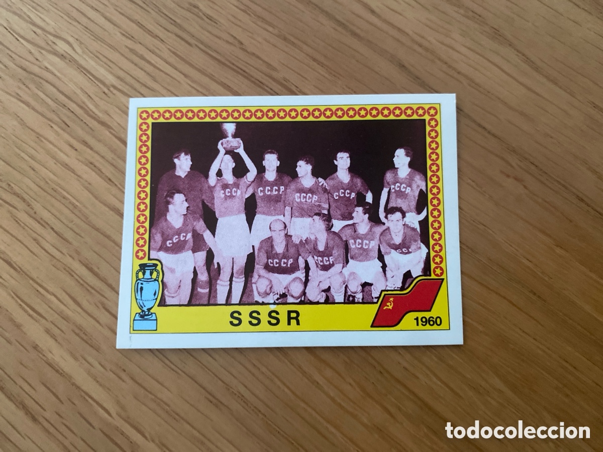 Cromos de f&uacute;tbol: Cromo panini euro 88 Alemania n&uacute;mero 5 URSS SSSR - Sticker album eurocup 1988 Germany