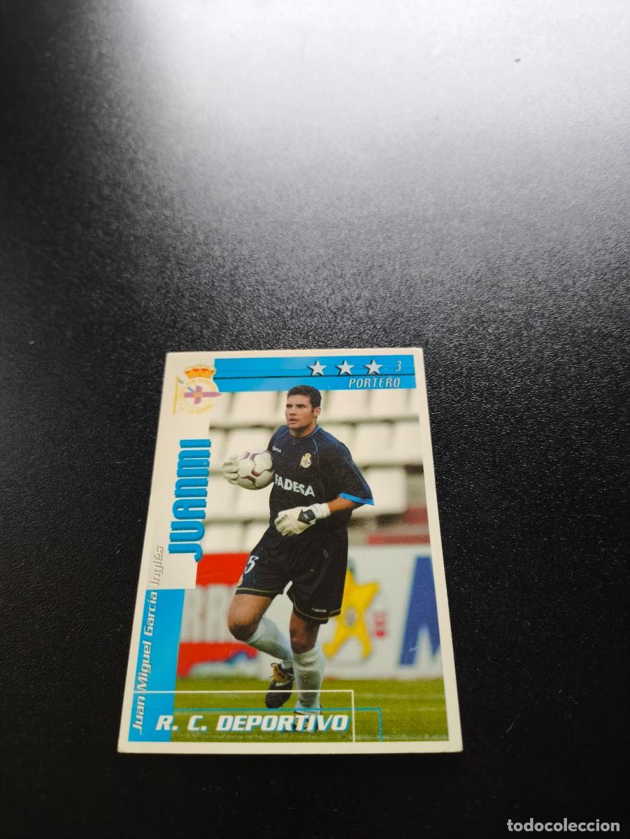 Cromos de f&uacute;tbol: Juanmi DEPORTIVO DE LA CORU&Ntilde;A FUTBOL MATCH TOTAL LIGA 2002 2003 02 03 NO PANINI ESTE ADRENALYN