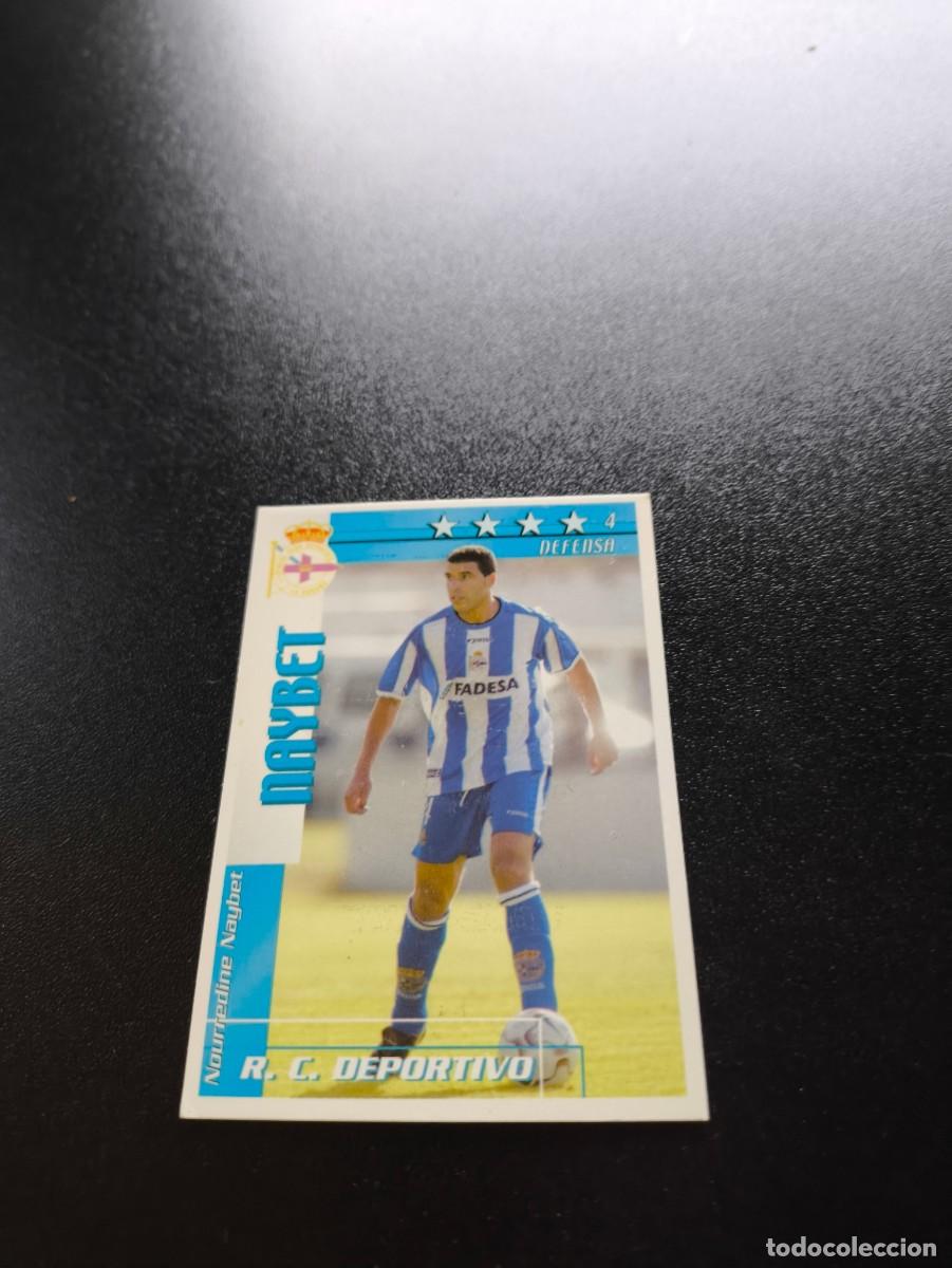 Cromos de f&uacute;tbol: Naybet DEPORTIVO DE LA CORU&Ntilde;A FUTBOL MATCH TOTAL LIGA 2002 2003 02 03 NO PANINI ESTE ADRENALYN