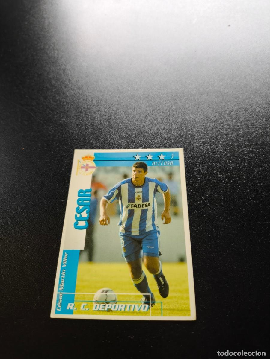Cromos de f&uacute;tbol: C&eacute;sar DEPORTIVO DE LA CORU&Ntilde;A FUTBOL MATCH TOTAL LIGA 2002 2003 02 03 NO PANINI ESTE ADRENALYN
