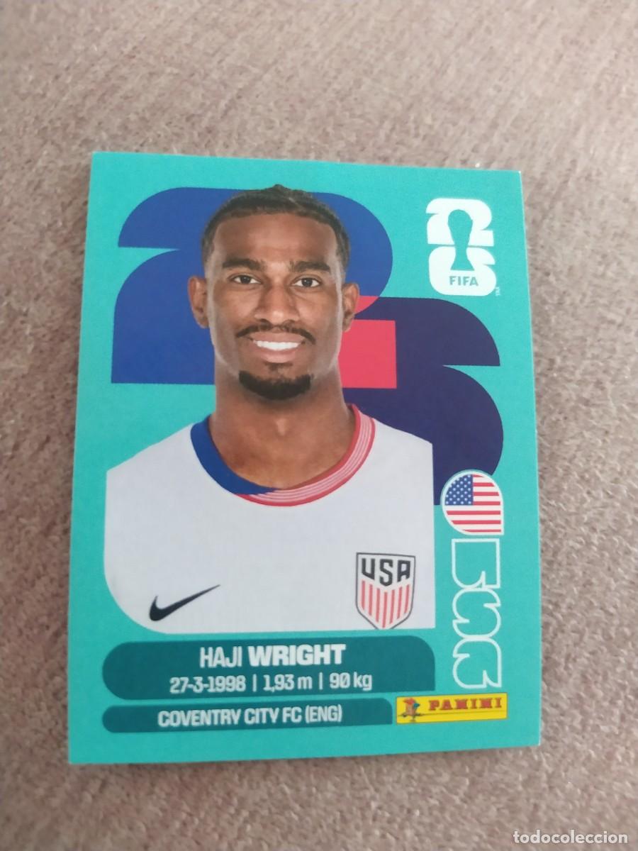 Cromos de f&uacute;tbol: USA 19 Haji WRIGHT Estados Unidos Mundial 2026 Panini