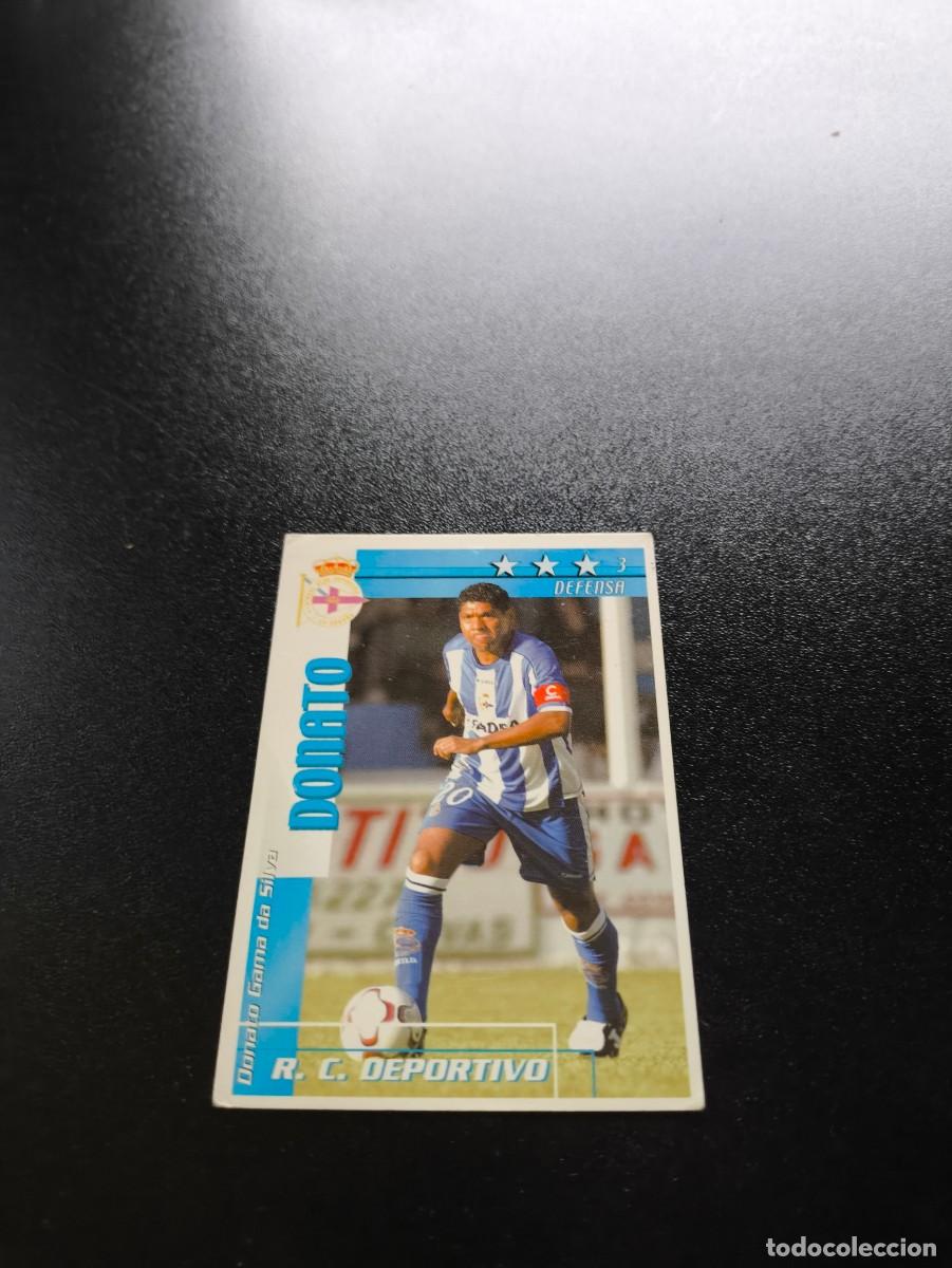 Cromos de f&uacute;tbol: Donato DEPORTIVO DE LA CORU&Ntilde;A FUTBOL MATCH TOTAL LIGA 2002 2003 02 03 NO PANINI ESTE ADRENALYN