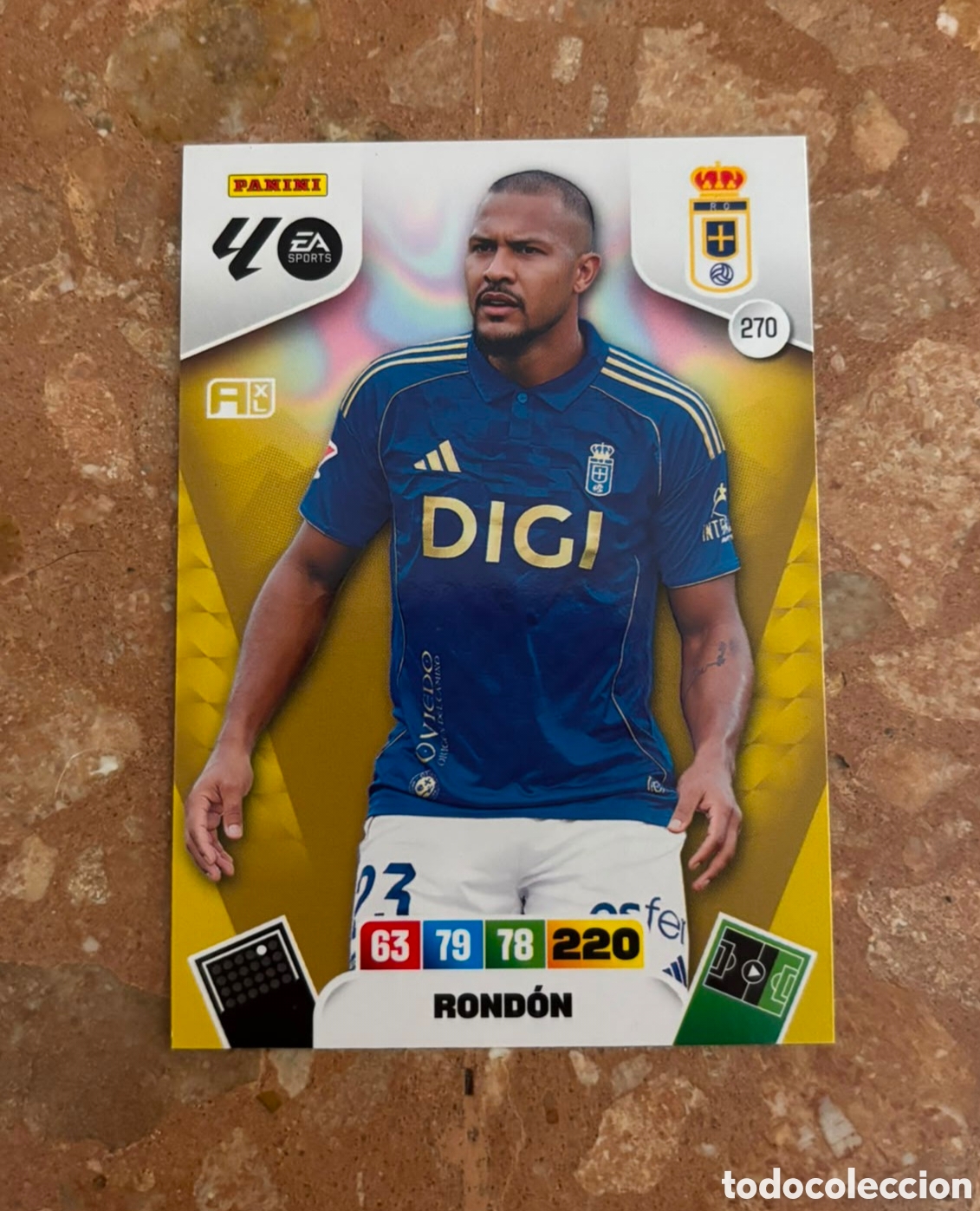 Cromos de f&uacute;tbol: ADRENALYN XL 2025 2026 / 25 26 270 ROND&Oacute;N - OVIEDO