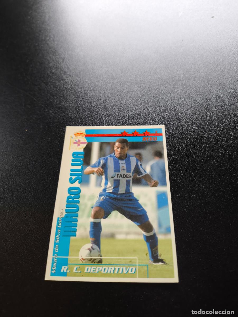 Cromos de f&uacute;tbol: Mauro Silva DEPORTIVO DE LA CORU&Ntilde;A FUTBOL MATCH TOTAL LIGA 2002 2003 02 03 NO PANINI ESTE ADRENALYN