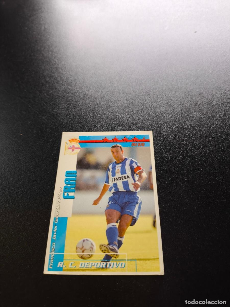 Cromos de f&uacute;tbol: Fran DEPORTIVO DE LA CORU&Ntilde;A FUTBOL MATCH TOTAL LIGA 2002 2003 02 03 NO PANINI ESTE ADRENALYN