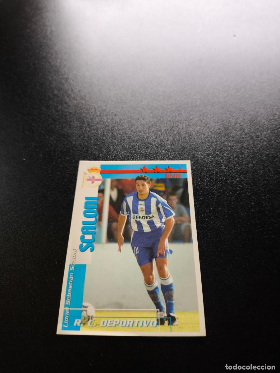 Cromos de f&uacute;tbol: Scaloni DEPORTIVO DE LA CORU&Ntilde;A FUTBOL MATCH TOTAL LIGA 2002 2003 02 03 NO PANINI ESTE ADRENALYN