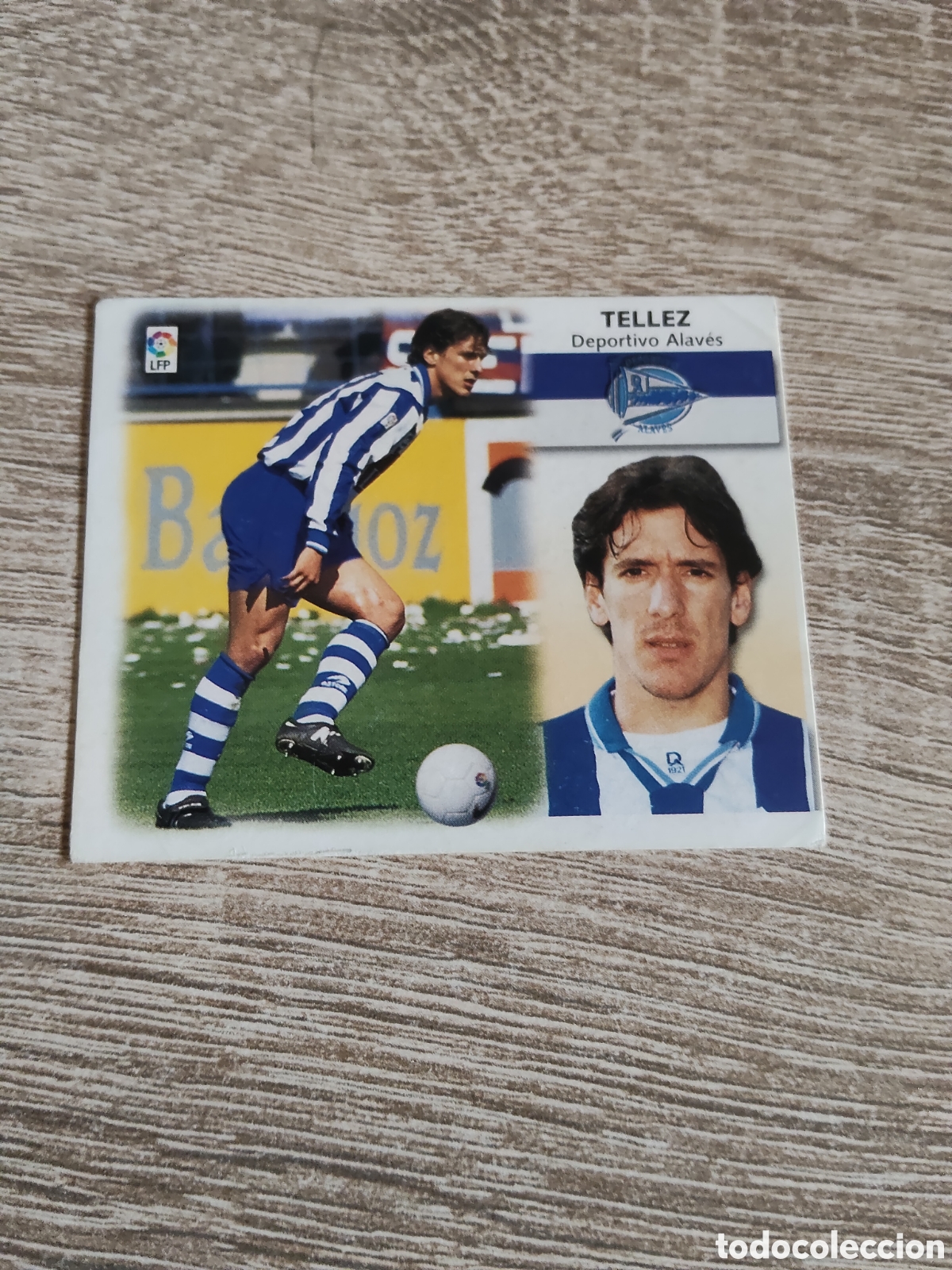 Cromos de f&uacute;tbol: T&eacute;llez fichaje 8 Alav&eacute;s liga 1999 2000 99 00 ediciones este