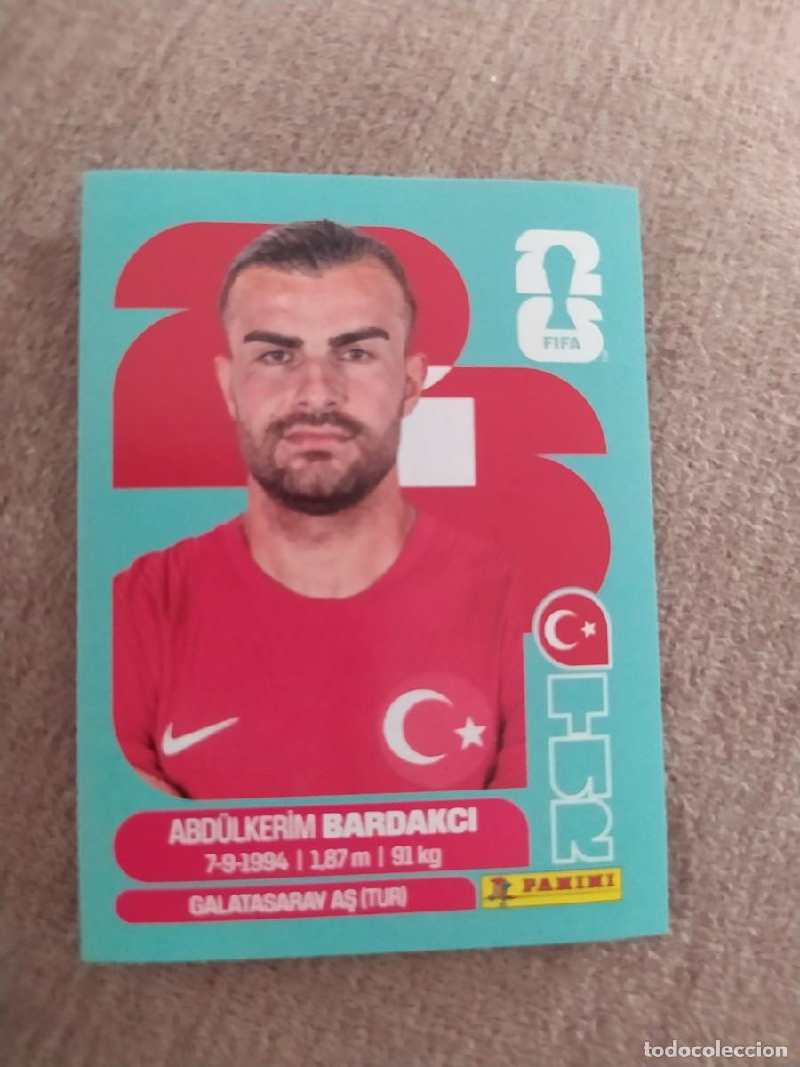 Cromos de f&uacute;tbol: TUR 05 Abdulkerim BARDAKCI 5 Turqu&iacute;a Mundial 2026 Panini