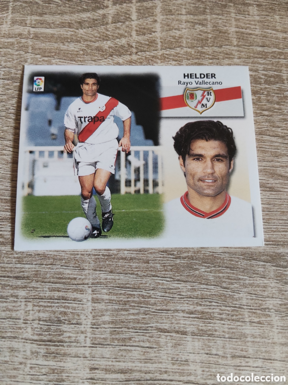 Cromos de f&uacute;tbol: Helder fichaje 8 bis Rayo Vallecano liga 1999 2000 nuevo