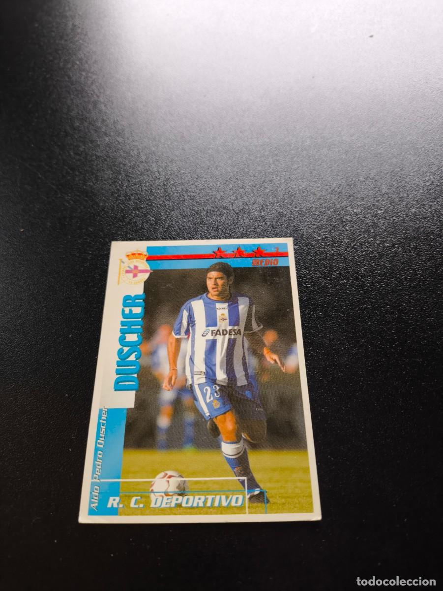 Cromos de f&uacute;tbol: Duscher DEPORTIVO DE LA CORU&Ntilde;A FUTBOL MATCH TOTAL LIGA 2002 2003 02 03 NO PANINI ESTE ADRENALYN