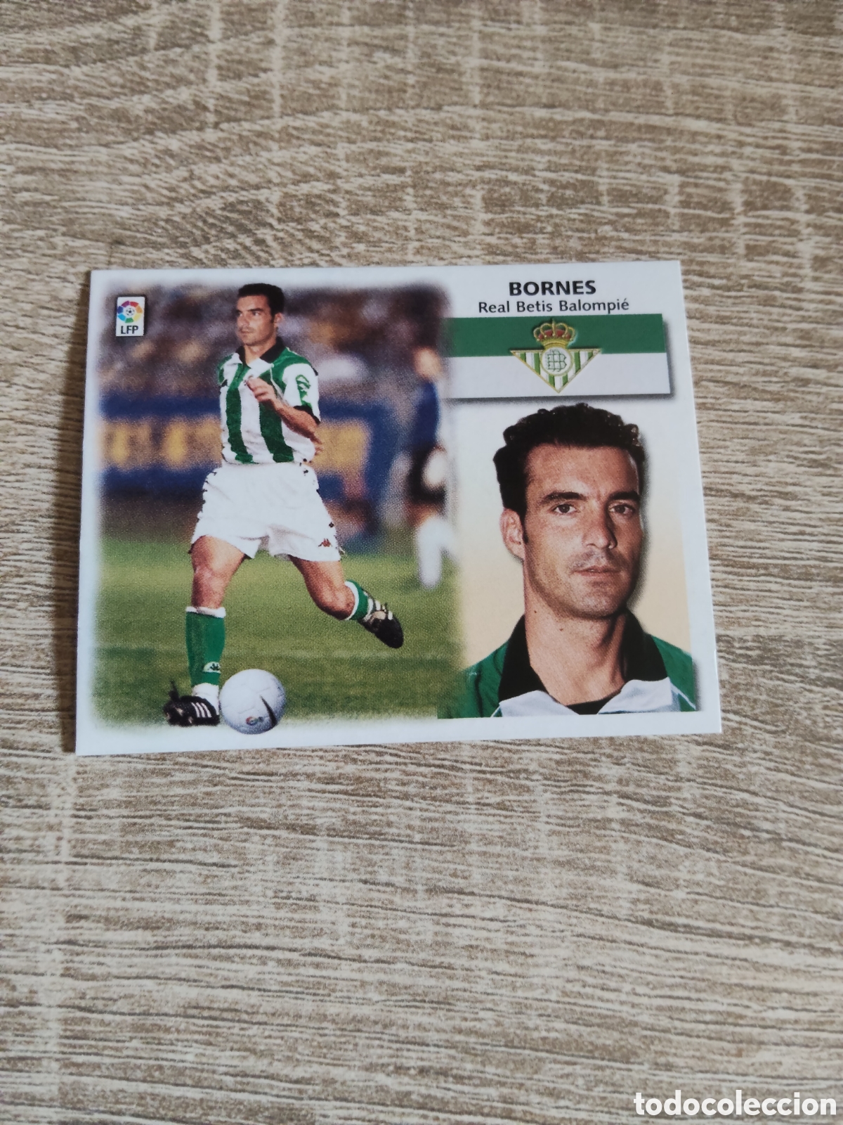 Cromos de f&uacute;tbol: Bornes fichaje 9 Real Betis liga 1999 2000 99 00 ediciones este