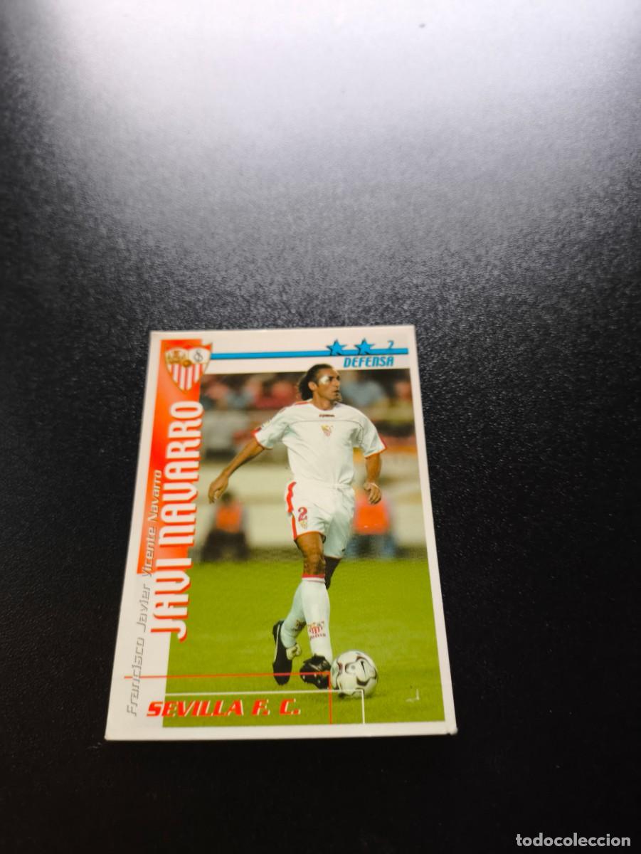Cromos de f&uacute;tbol: Javi Navarro SEVILLA FUTBOL MATCH TOTAL LIGA 2002 2003 02 03 N PANINI ESTE ADRENALYN