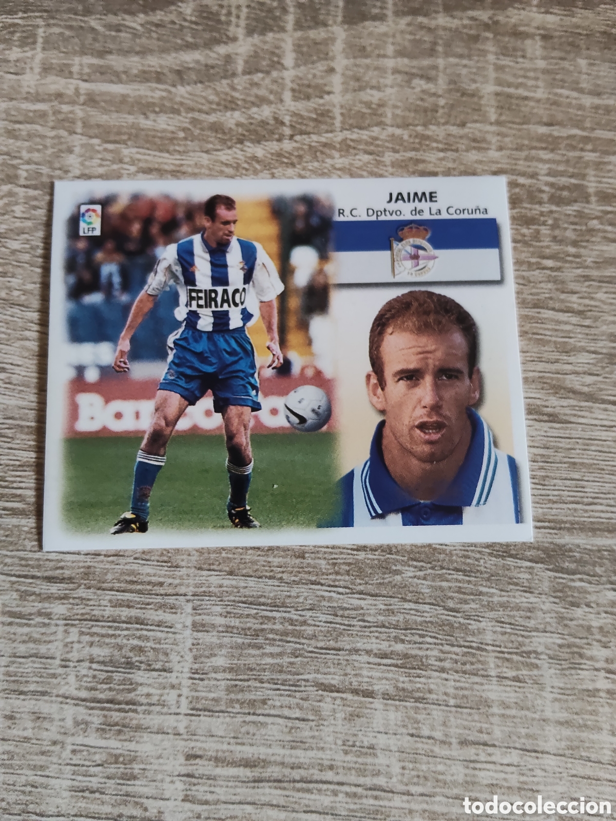 Cromos de f&uacute;tbol: Jaime fichaje 10 Deportivo de la Coru&ntilde;a liga 1999 2000 99 00 ediciones este nuevo