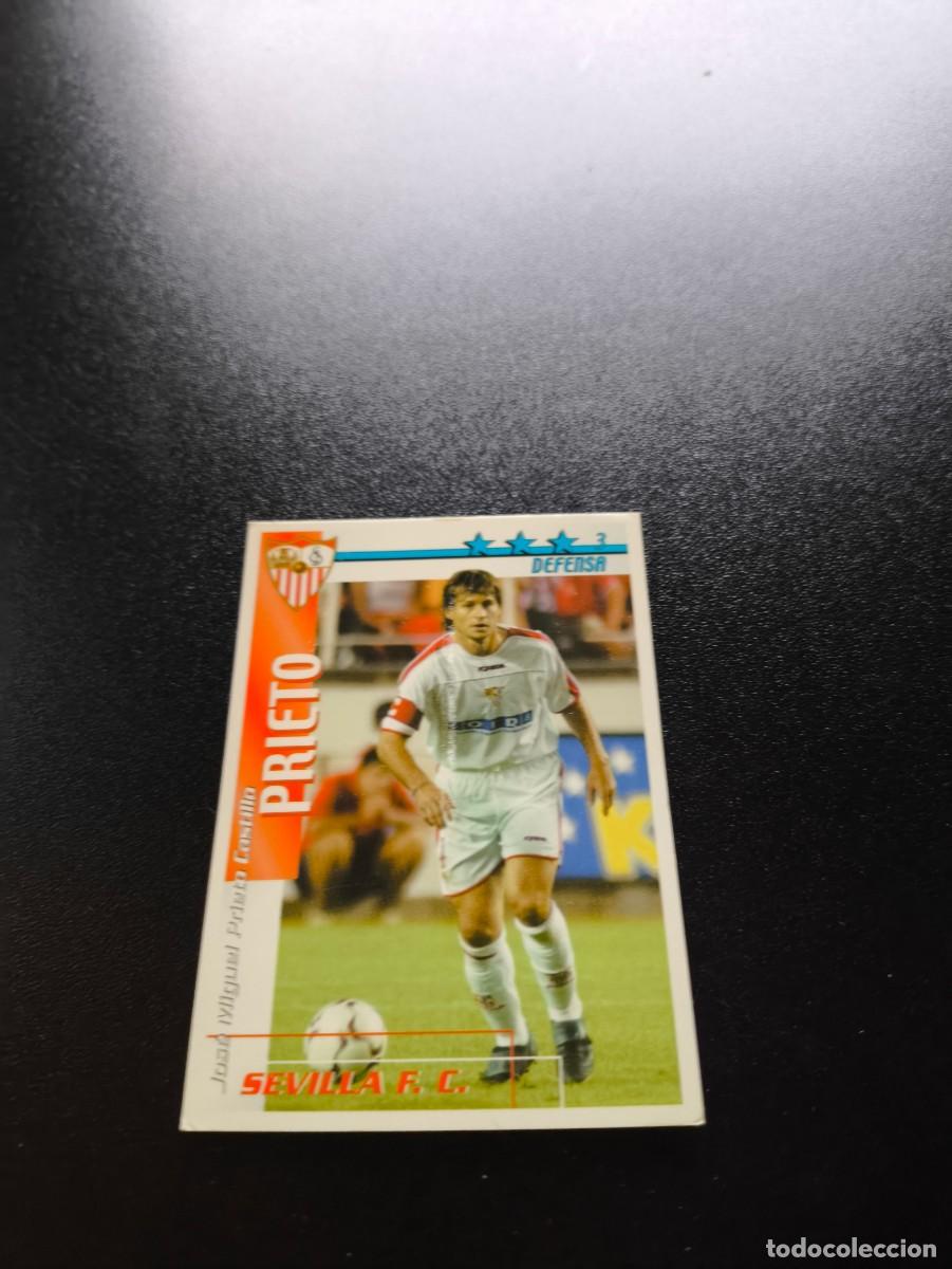 Cromos de f&uacute;tbol: Prieto SEVILLA FUTBOL MATCH TOTAL LIGA 2002 2003 02 03 N PANINI ESTE ADRENALYN