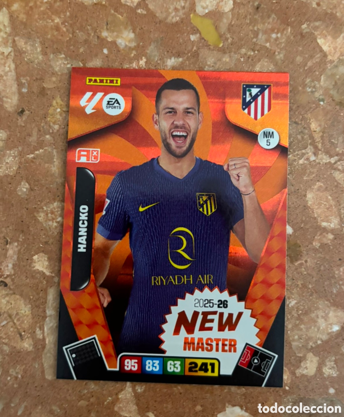 Cromos de f&uacute;tbol: ADRENALYN XL 2025 2026 / 25 26 NEW MASTER NM5 HANCKO - ATL&Eacute;TICO DE MADRID