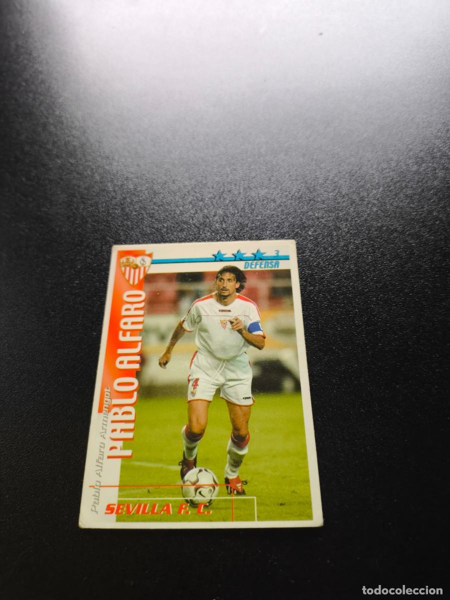 Cromos de f&uacute;tbol: Pablo Alfaro SEVILLA FUTBOL MATCH TOTAL LIGA 2002 2003 02 03 N PANINI ESTE ADRENALYN