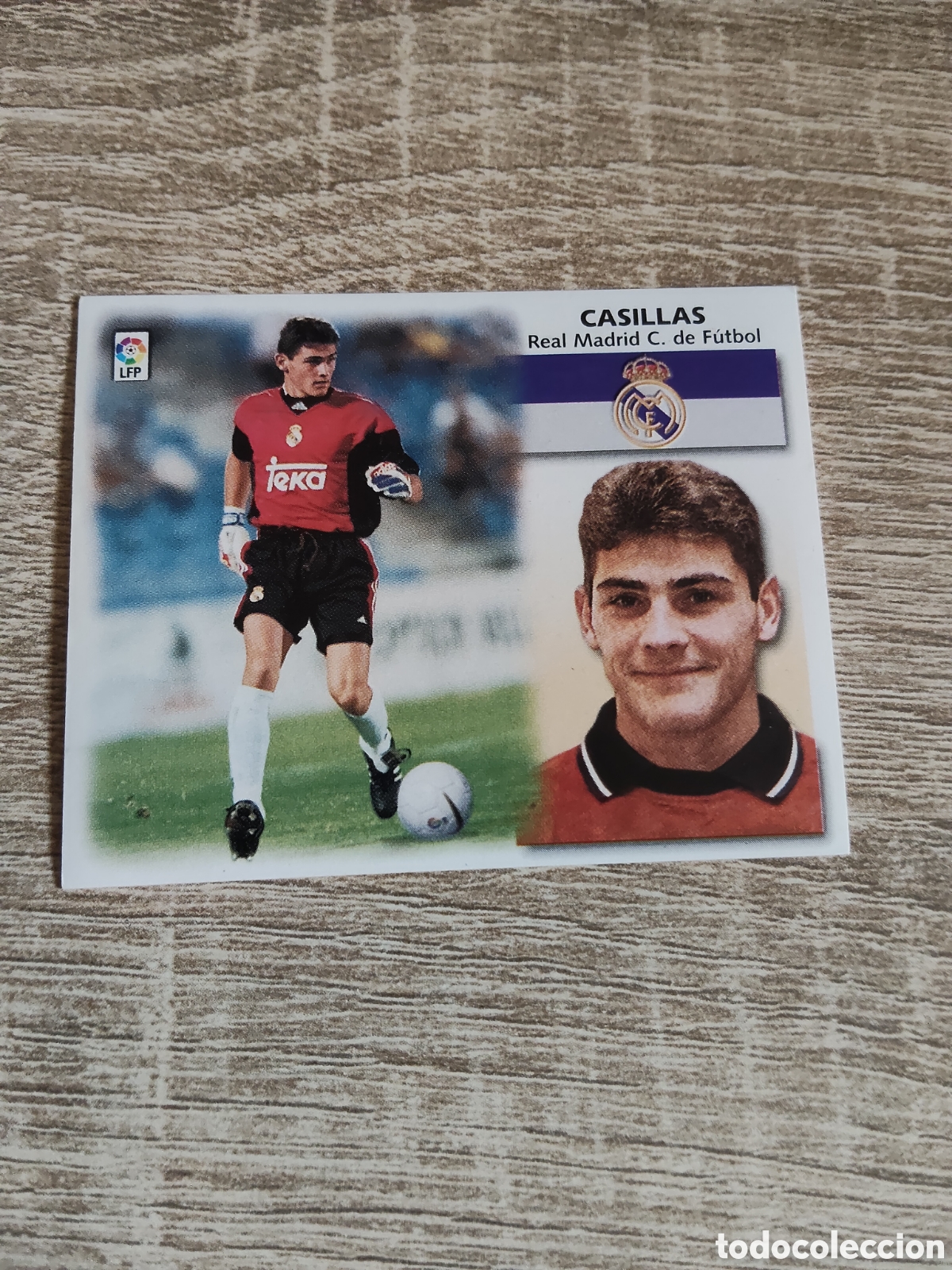 Cromos de f&uacute;tbol: Casillas fichaje 10 bis Real Madrid liga 1999 2000 99 00 ediciones este nuevo
