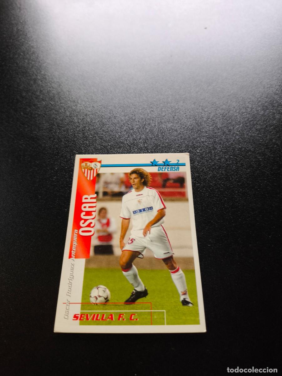 Cromos de f&uacute;tbol: &Oacute;scar SEVILLA FUTBOL MATCH TOTAL LIGA 2002 2003 02 03 N PANINI ESTE ADRENALYN