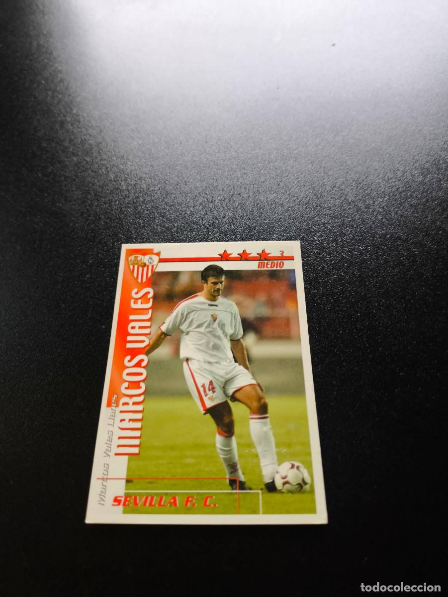 Cromos de f&uacute;tbol: Marcos Vales SEVILLA FUTBOL MATCH TOTAL LIGA 2002 2003 02 03 N PANINI ESTE ADRENALYN