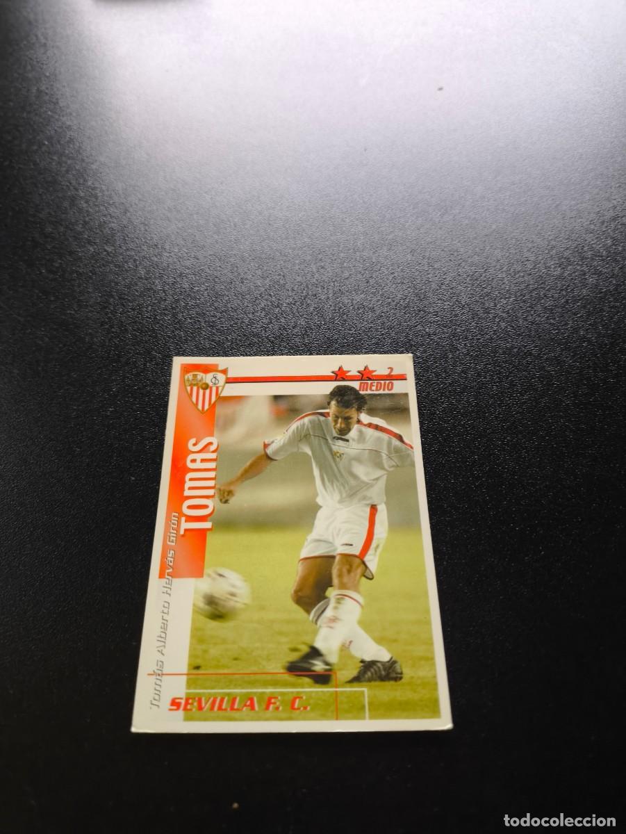 Cromos de f&uacute;tbol: Tom&aacute;s SEVILLA FUTBOL MATCH TOTAL LIGA 2002 2003 02 03 N PANINI ESTE ADRENALYN