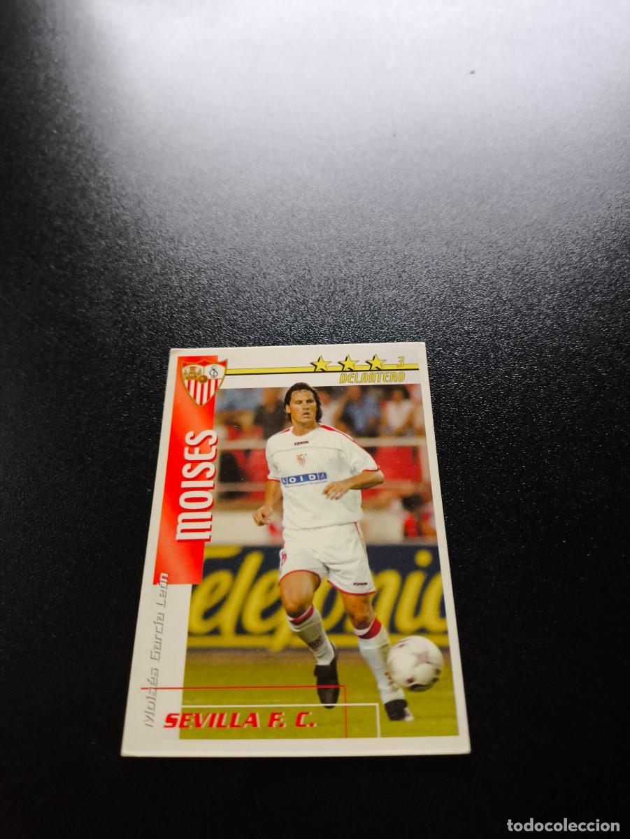 Cromos de f&uacute;tbol: Mois&eacute;s SEVILLA FUTBOL MATCH TOTAL LIGA 2002 2003 02 03 N PANINI ESTE ADRENALYN