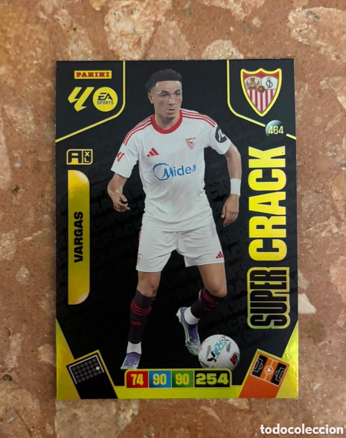 Cromos de f&uacute;tbol: ADRENALYN XL 2025 2026 / 25 26 SUPER CRACK 464 VARGAS - SEVILLA