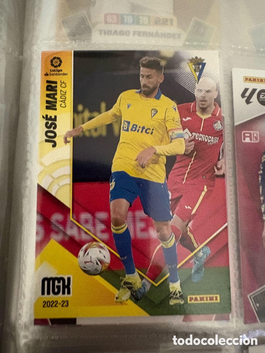 Cromos de f&uacute;tbol: 109 JOSE MARI CADIZ CF FICHAS ALBUM MEGACRACKS 2022 2023 22 23