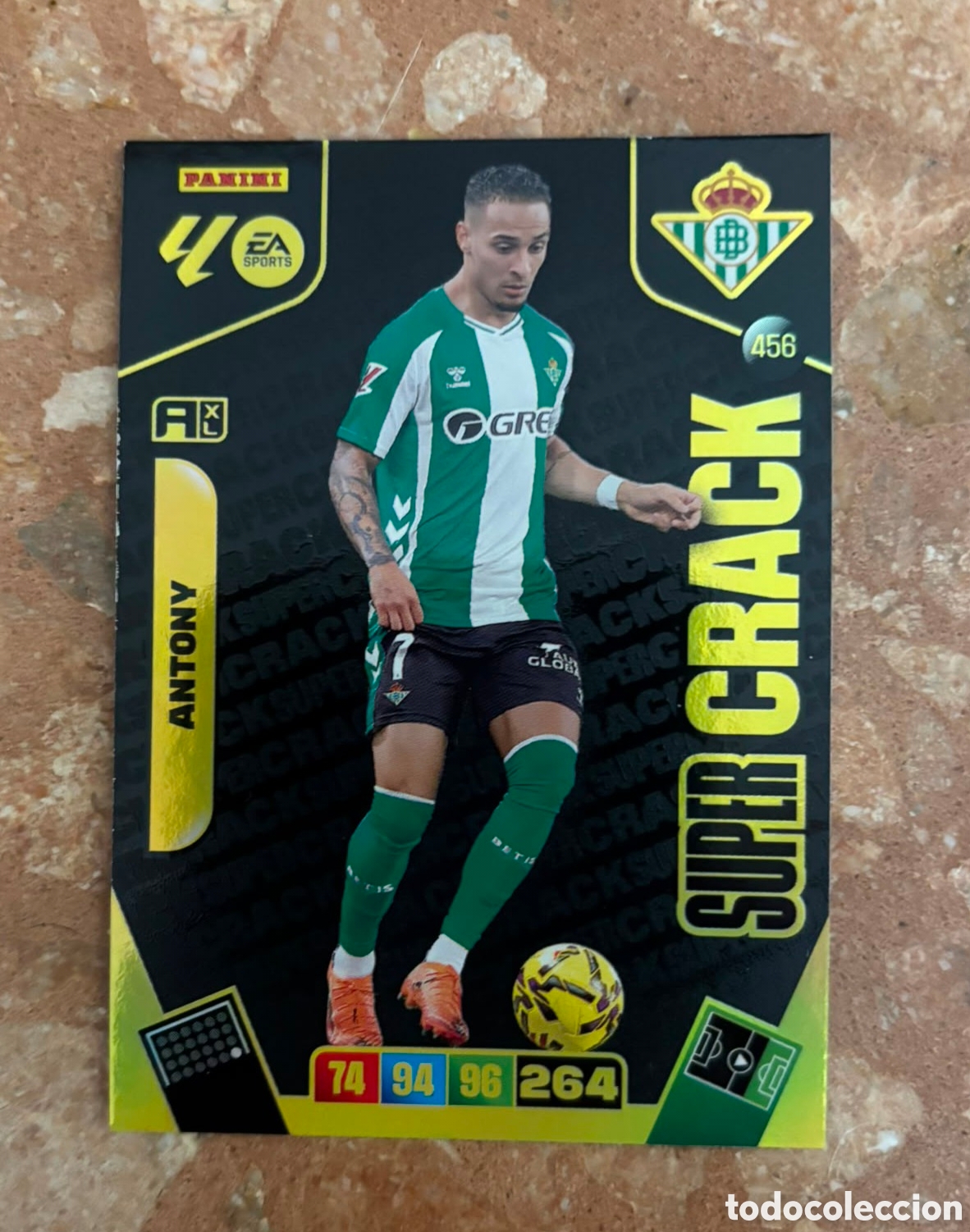 Cromos de f&uacute;tbol: ADRENALYN XL 2025 2026 / 25 26 SUPER CRACK 456 ANTONY - BETIS