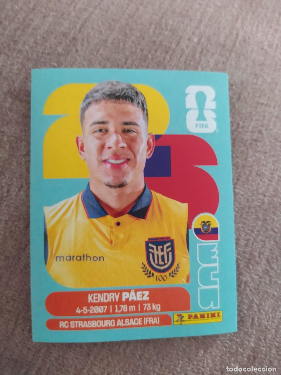 Cromos de f&uacute;tbol: ECU 11 Kendry PAEZ Ecuador Mundial 2026 Panini