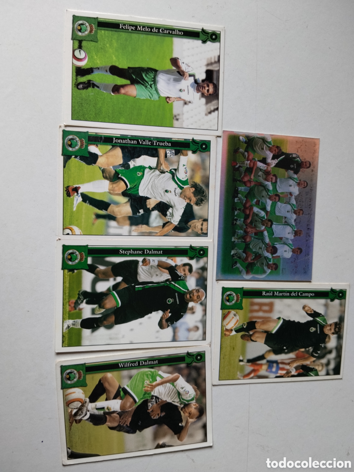 Cromos de f&uacute;tbol: 6 Cromos Real Racing Club Santander 2005/2006