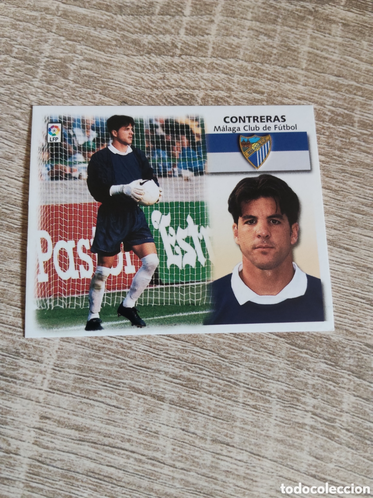 Cromos de f&uacute;tbol: Contreras fichaje 13 M&aacute;laga liga 1999 2000 99 00 ediciones este nuevo