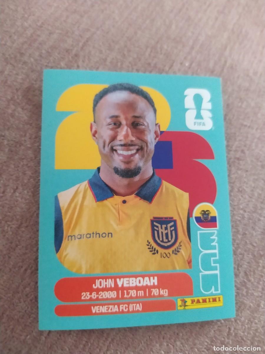 Cromos de f&uacute;tbol: ECU 14 John YEBOAH Ecuador Mundial 2026 Panini