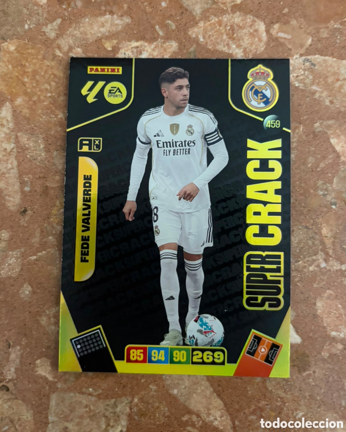 Cromos de f&uacute;tbol: ADRENALYN XL 2025 2026 / 25 26 SUPER CRACK 459 FEDE VALVERDE - REAL MADRID