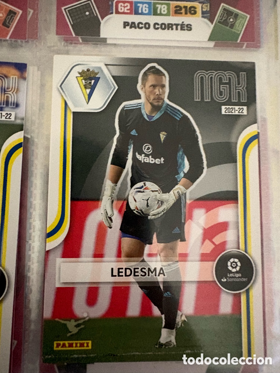 Cromos de f&uacute;tbol: 92 LEDESMA CADIZ CF FICHA ALBUM MEGACRACKS 2021 2022 21 22