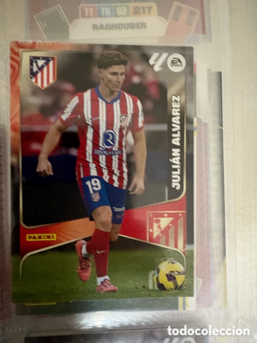 Cromos de f&uacute;tbol: 70 JULIAN ALVAREZ ATLETICO DE MADRID FICHAS ALBUM MEGACRACKS 2025 2026 MGK 25 26