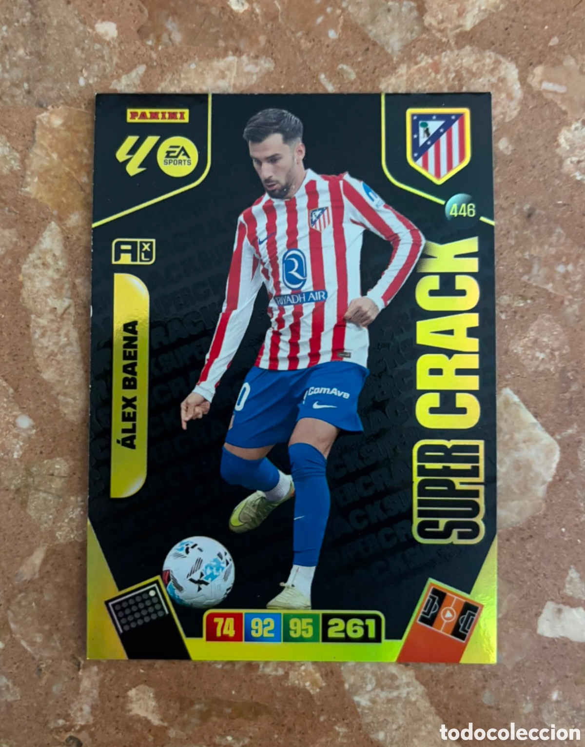 Cromos de f&uacute;tbol: ADRENALYN XL 2025 2026 / 25 26 SUPER CRACK 448 ALEX BAENA - ATL&Eacute;TICO DE MADRID