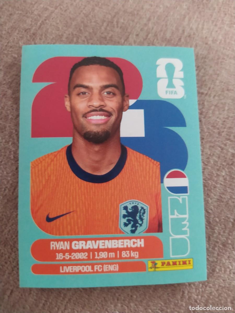 Cromos de f&uacute;tbol: NED 11 Ryan GRAVENBERCH Pa&iacute;ses Bajos Holanda Mundial 2026 Panini