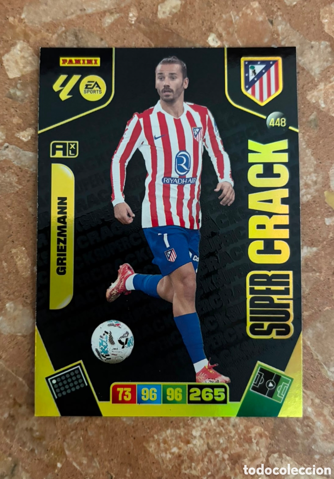Cromos de f&uacute;tbol: ADRENALYN XL 2025 2026 / 25 26 SUPER CRACK 448 GRIEZMANN - ATL&Eacute;TICO DE MADRID