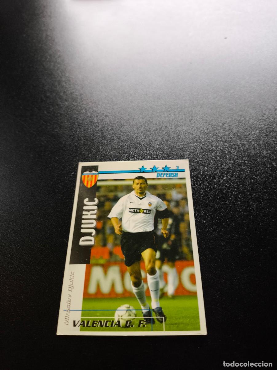 Cromos de f&uacute;tbol: Djukic VALENCIA FUTBOL MATCH TOTAL LIGA 2002 2003 02 03 N PANINI ESTE ADRENALYN