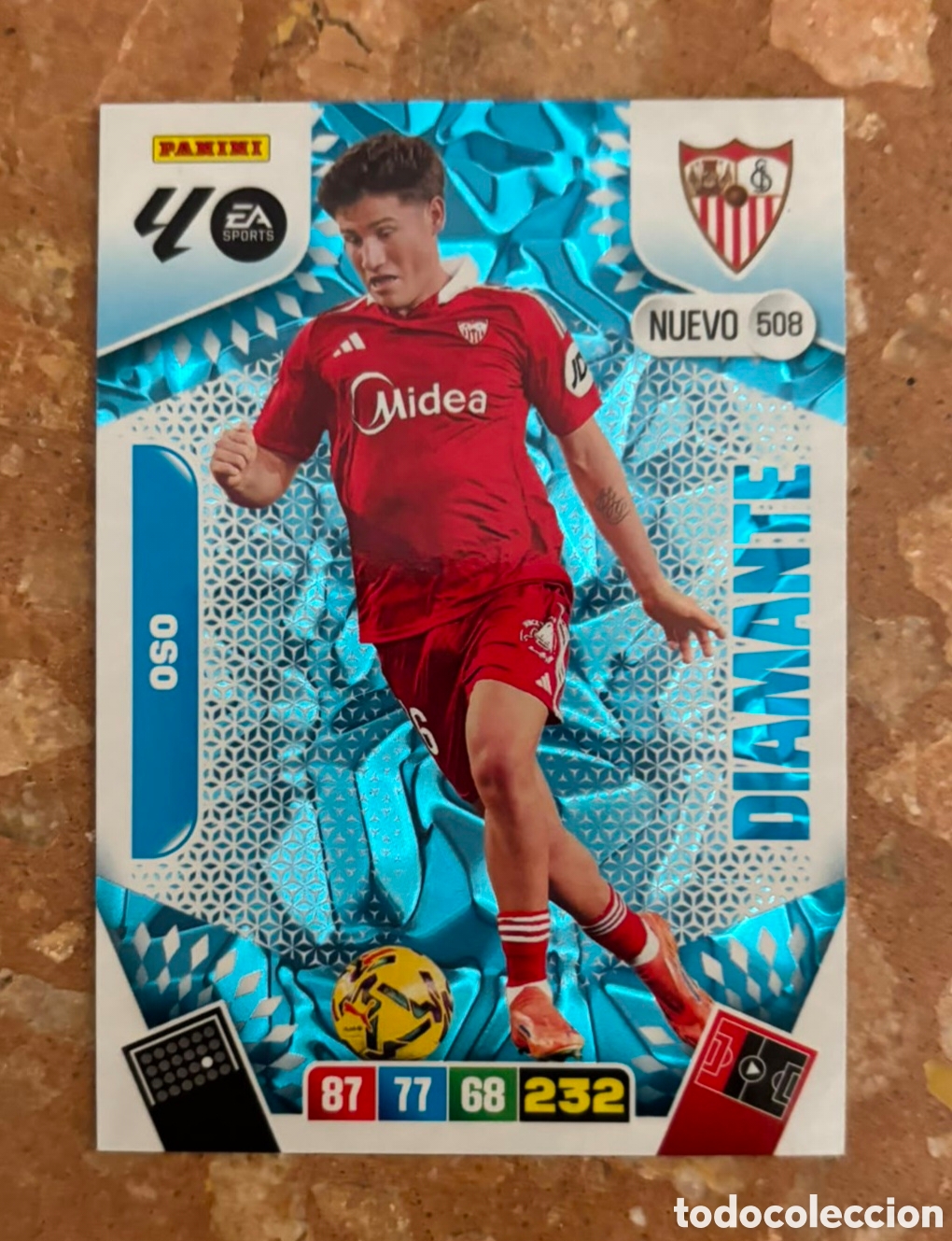 Cromos de f&uacute;tbol: ADRENALYN XL 2025 2026 / 25 26 NUEVO DIAMANTE 508 OSO - SEVILLA&nbsp;