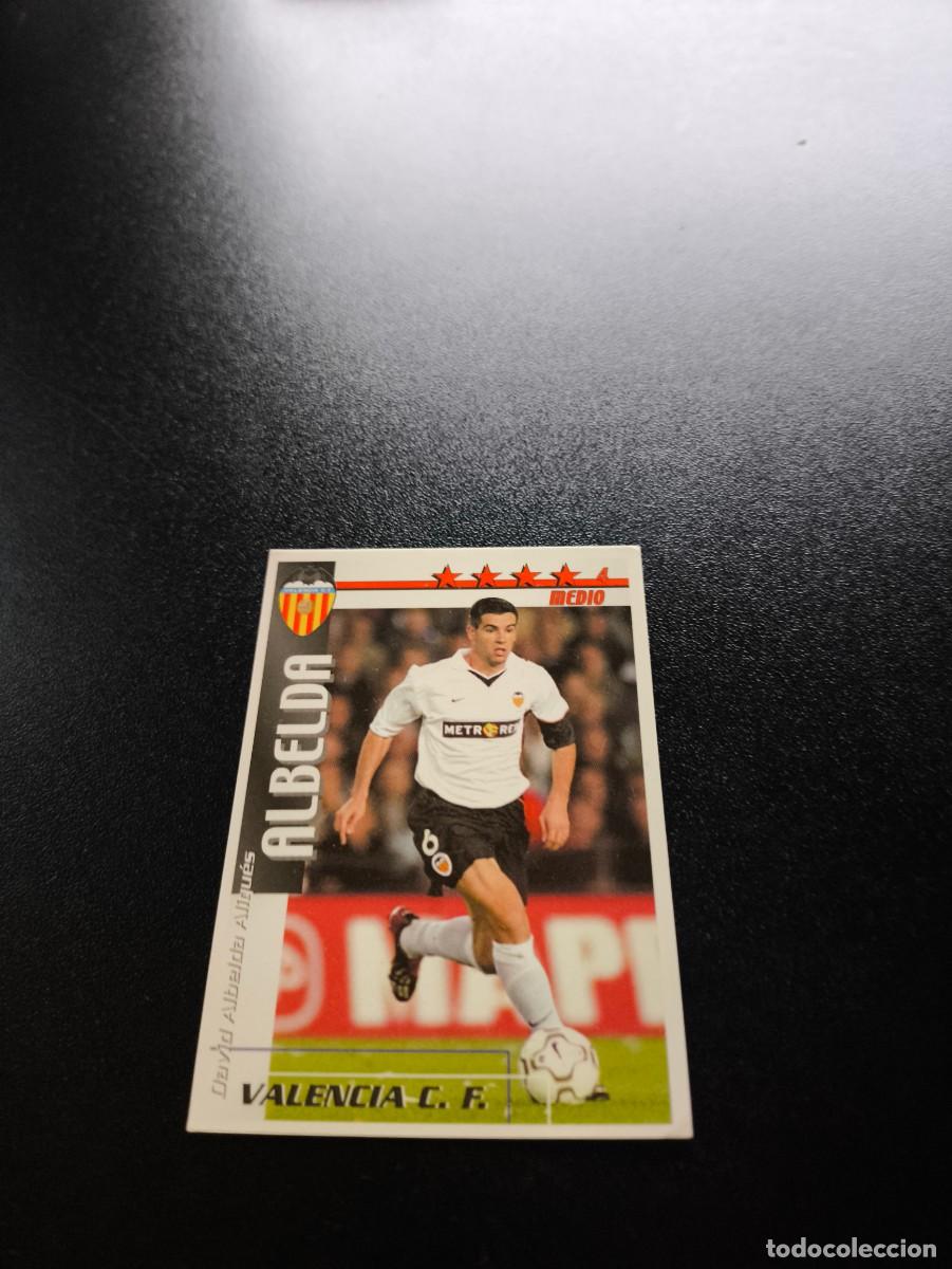 Cromos de f&uacute;tbol: Albelda VALENCIA FUTBOL MATCH TOTAL LIGA 2002 2003 02 03 N PANINI ESTE ADRENALYN