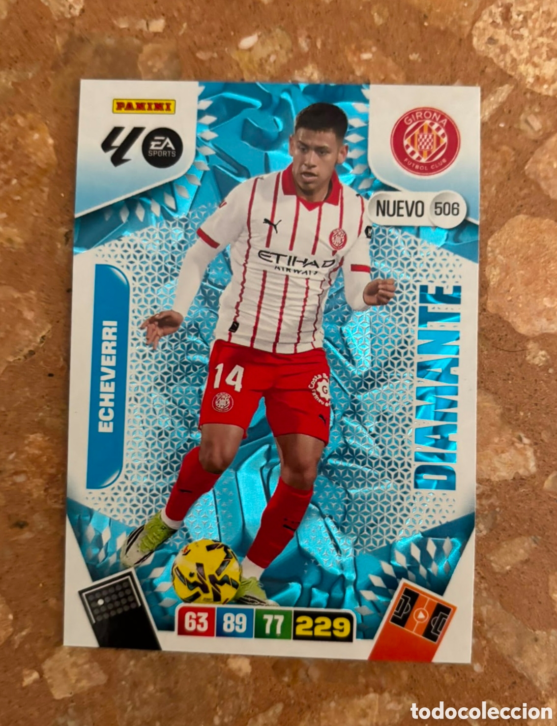 Cromos de f&uacute;tbol: ADRENALYN XL 2025 2026 / 25 26 NUEVO DIAMANTE 506 ECHEVERRI - GIRONA